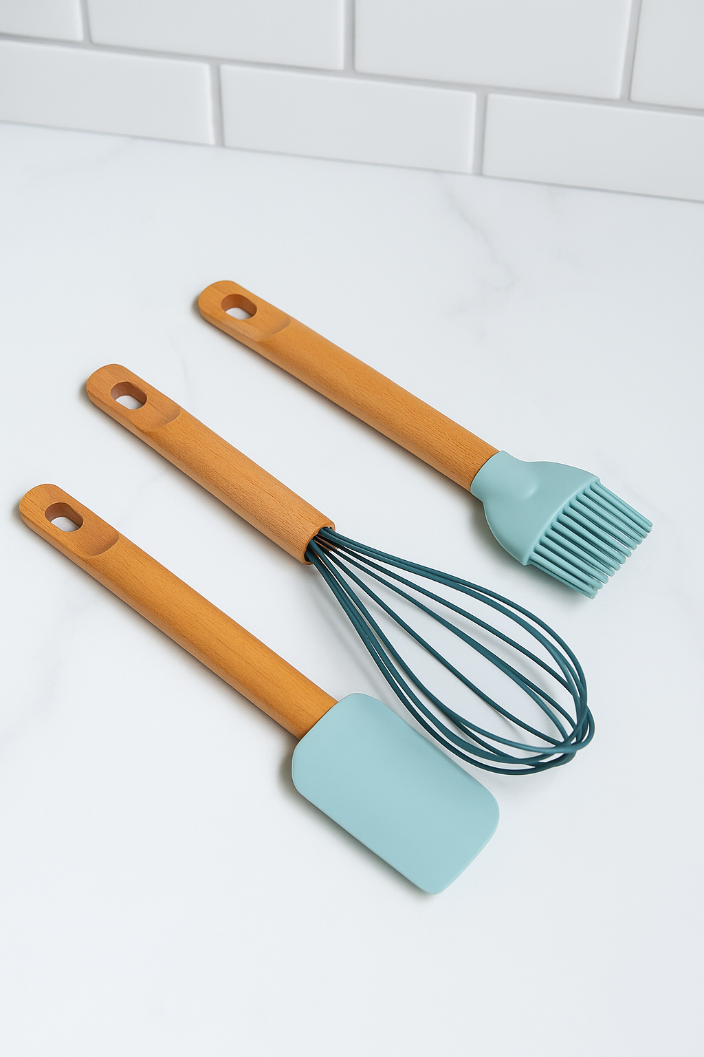 Set X3 utensilios Azul