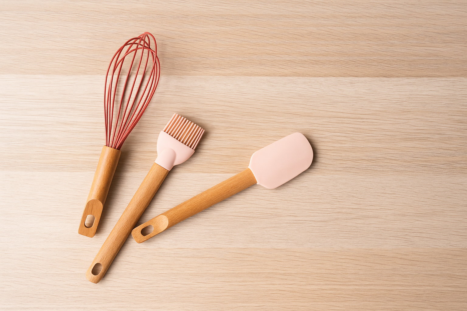 Set x3 utensilios rosa